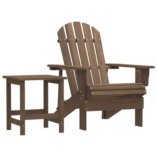 Garden Chair Brown Solid Fir Wood 27.4 x 34.1 x 35.2 in Ergonomic