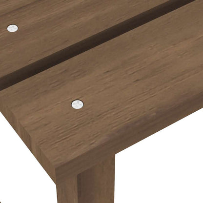 Garden Chair Brown Solid Fir Wood 27.4 x 34.1 x 35.2 in Ergonomic