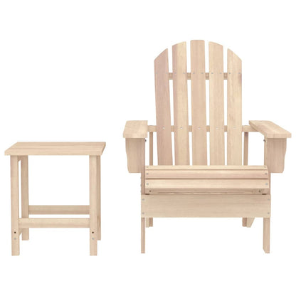 Garden Chair Natural wood Solid fir wood Standard Ergonomic