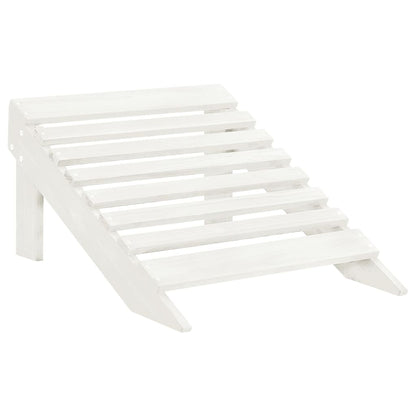 Garden Chair White Solid fir wood Large Detachable Garden Chair