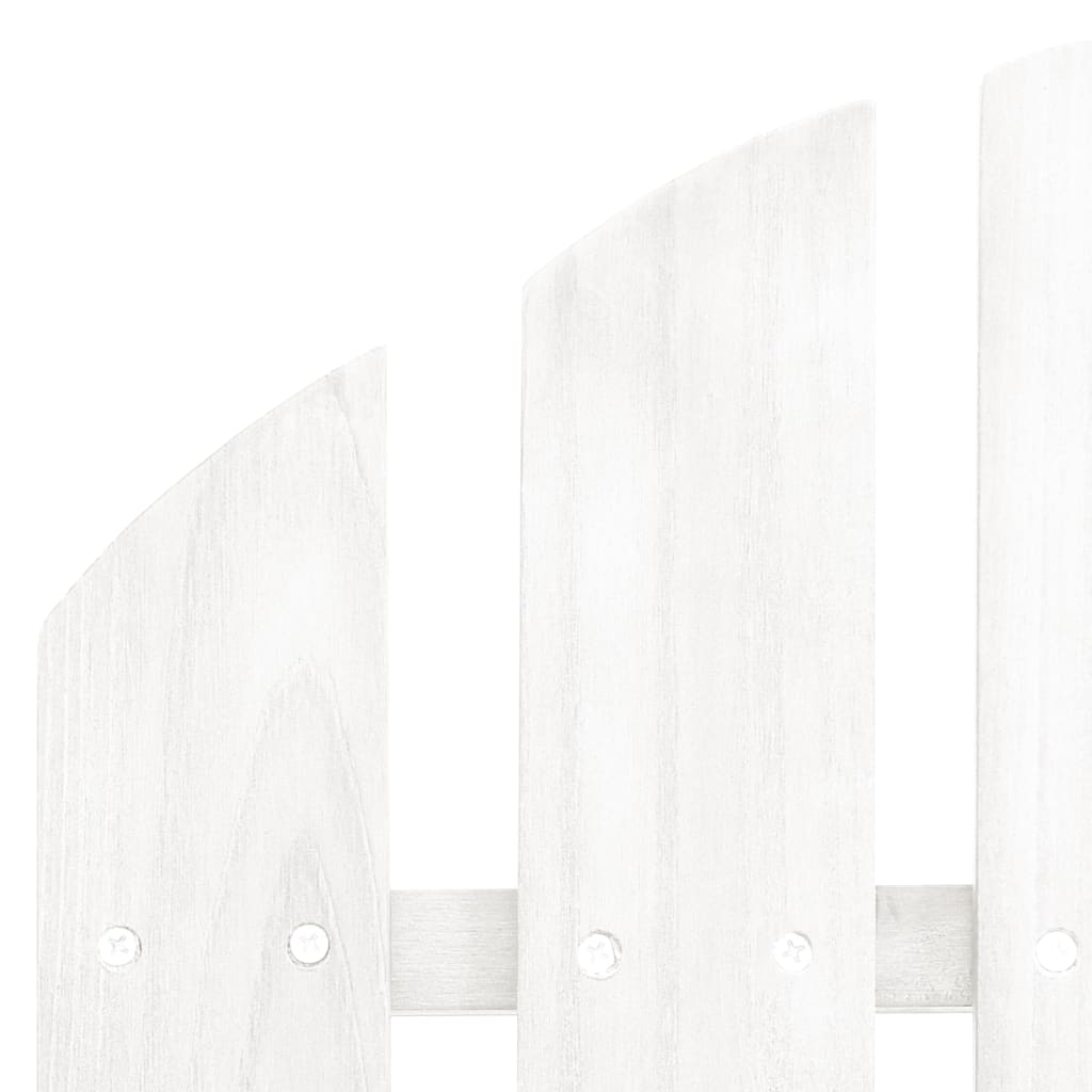 Garden Chair White Solid fir wood Large Detachable Garden Chair