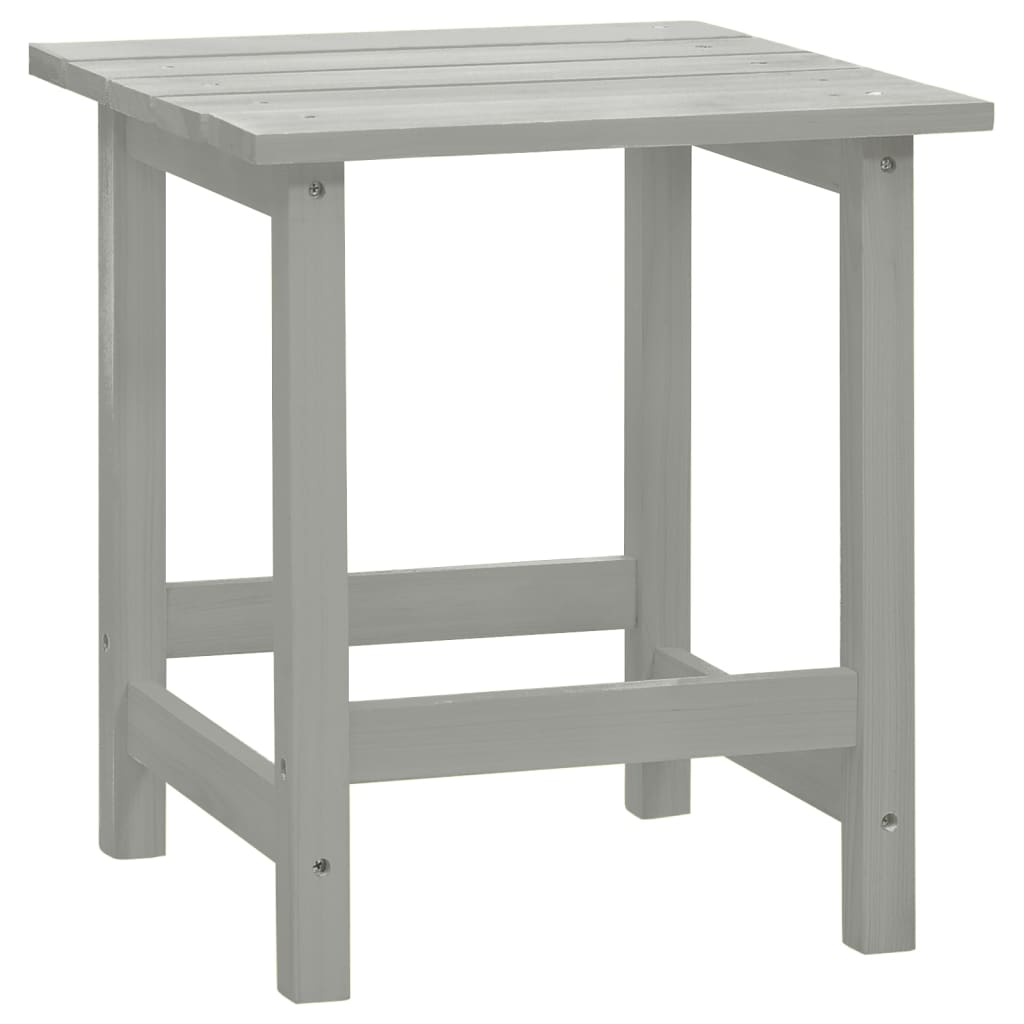 Garden Chair Grey Solid Fir Wood Large Detachable Garden Chair