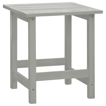 Garden Chair Grey Solid Fir Wood Large Detachable Garden Chair