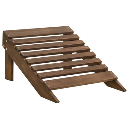 Garden Chair Brown Solid fir wood Large Detachable