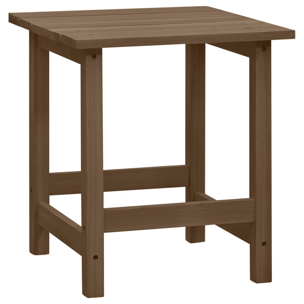 Garden Chair Brown Solid fir wood Large Detachable