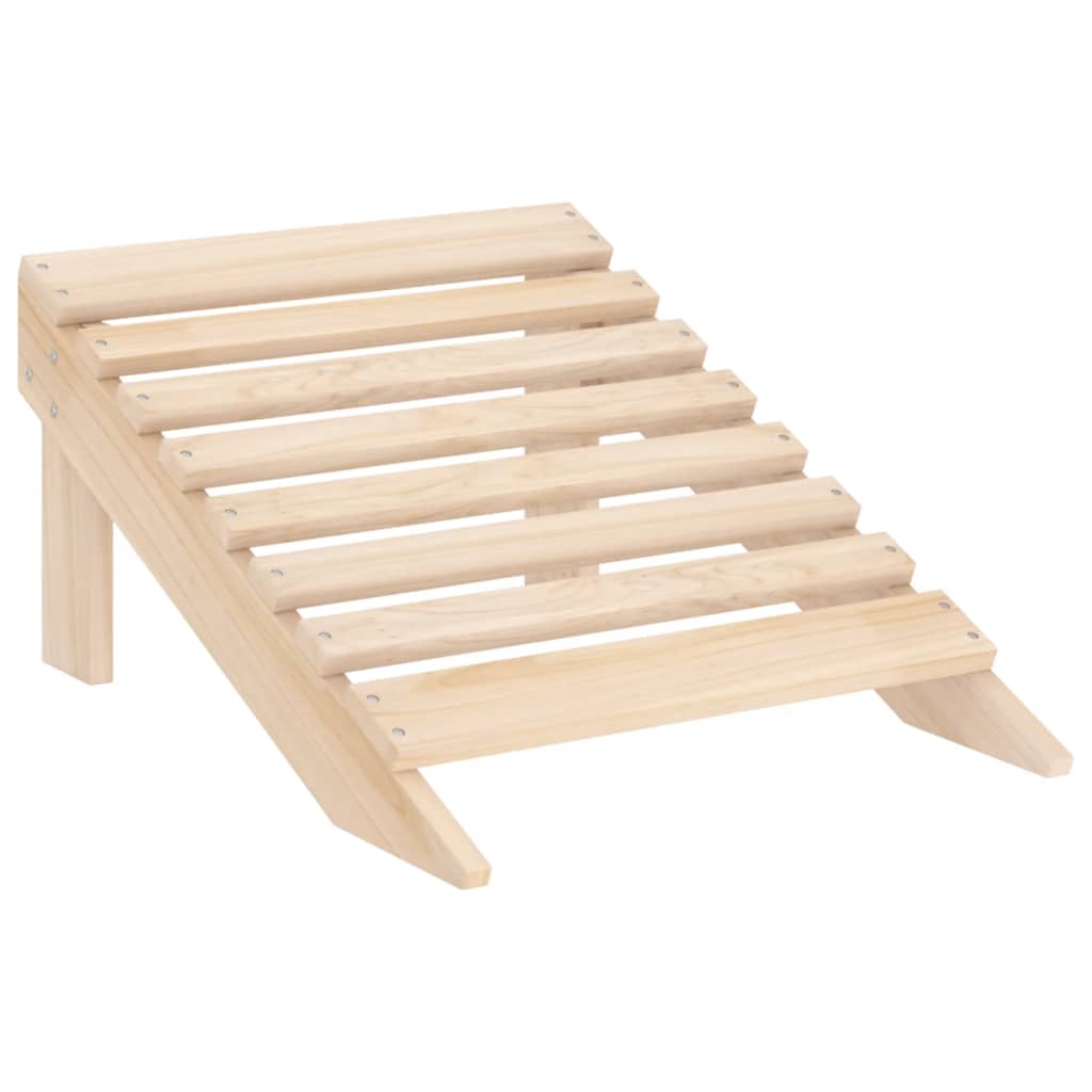 Garden Chair Natural Wood Solid fir wood Standard Detachable