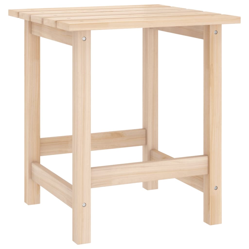Garden Chair Natural Wood Solid fir wood Standard Detachable