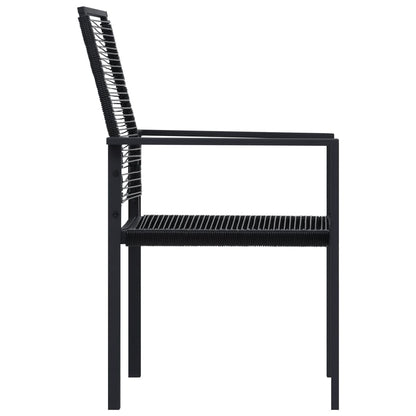 Dining Set Black Glass Large Durable Dining Set Rectangular