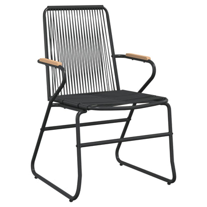 Garden Dining Set Black