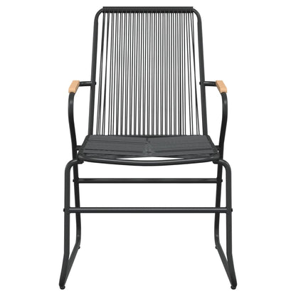 Garden Dining Set Black