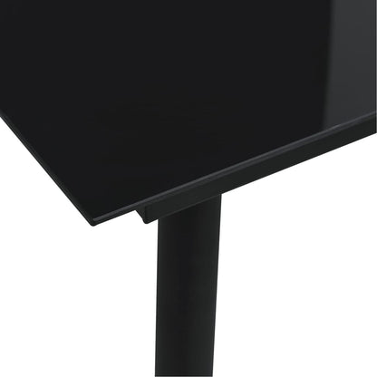 Garden Dining Set Black