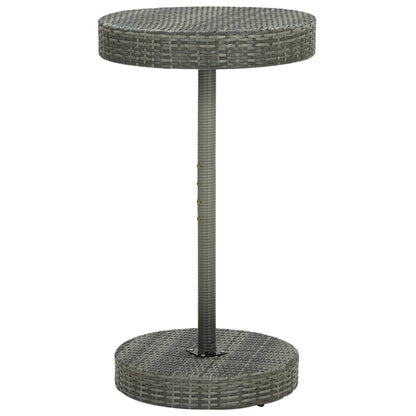 Garden Bar Set Grey PE rattan Medium Durable Garden Bar Set