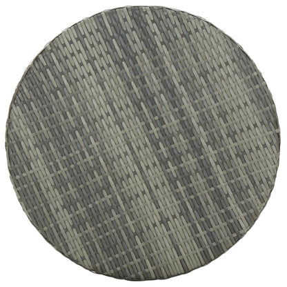 Garden Bar Set Grey PE rattan Medium Durable Garden Bar Set