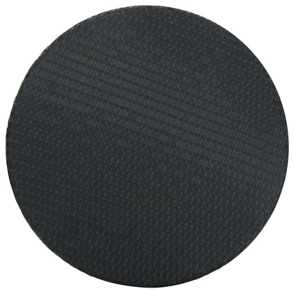 Garden Bar Set Black PE rattan, powder-coated steel Standard