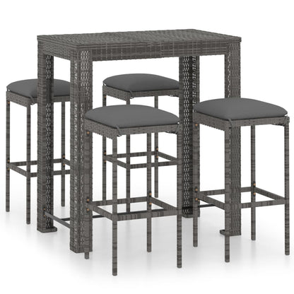 Garden Bar Set Grey