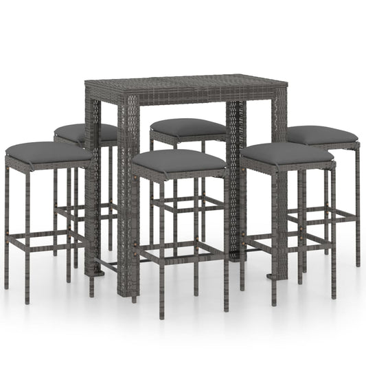 Garden Bar Set Grey