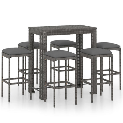Garden Bar Set Grey