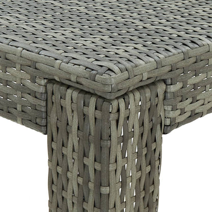 Patio Bar Set Footrest Outdoor Bar Set Square Contemporary