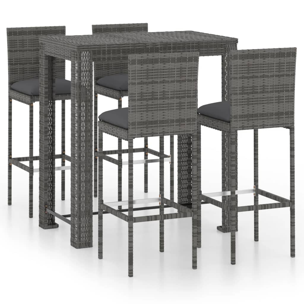 Garden Bar Set Grey