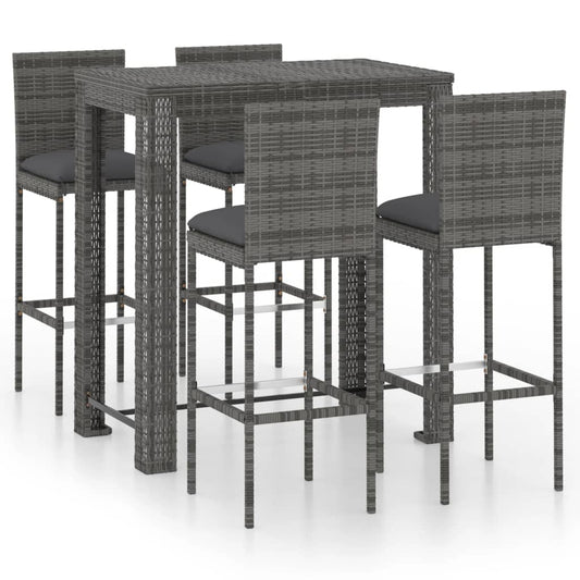 Garden Bar Set Grey