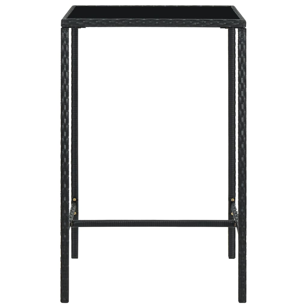 Garden Bar Set Black