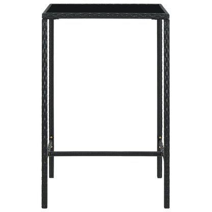 Garden Bar Set Black