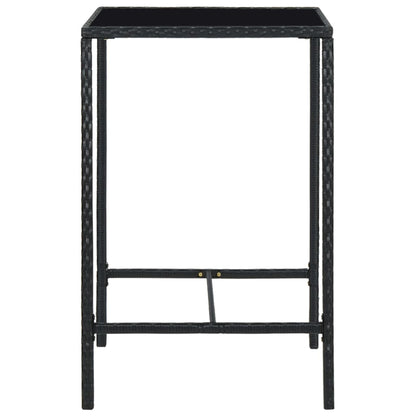 Garden Bar Set Black