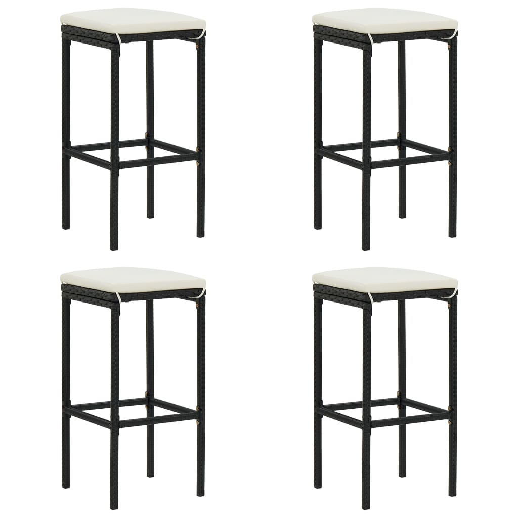 Garden Bar Set Black