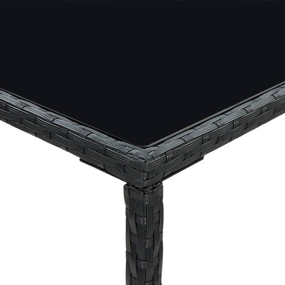 Garden Bar Set Black