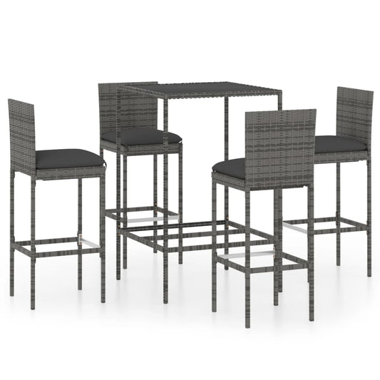 Garden Bar Set Grey