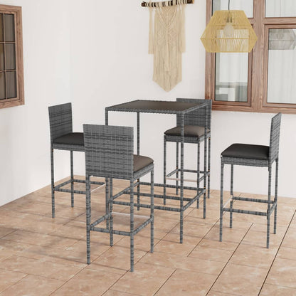Garden Bar Set Grey