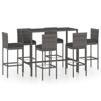 Garden Bar Set Grey, Anthracite