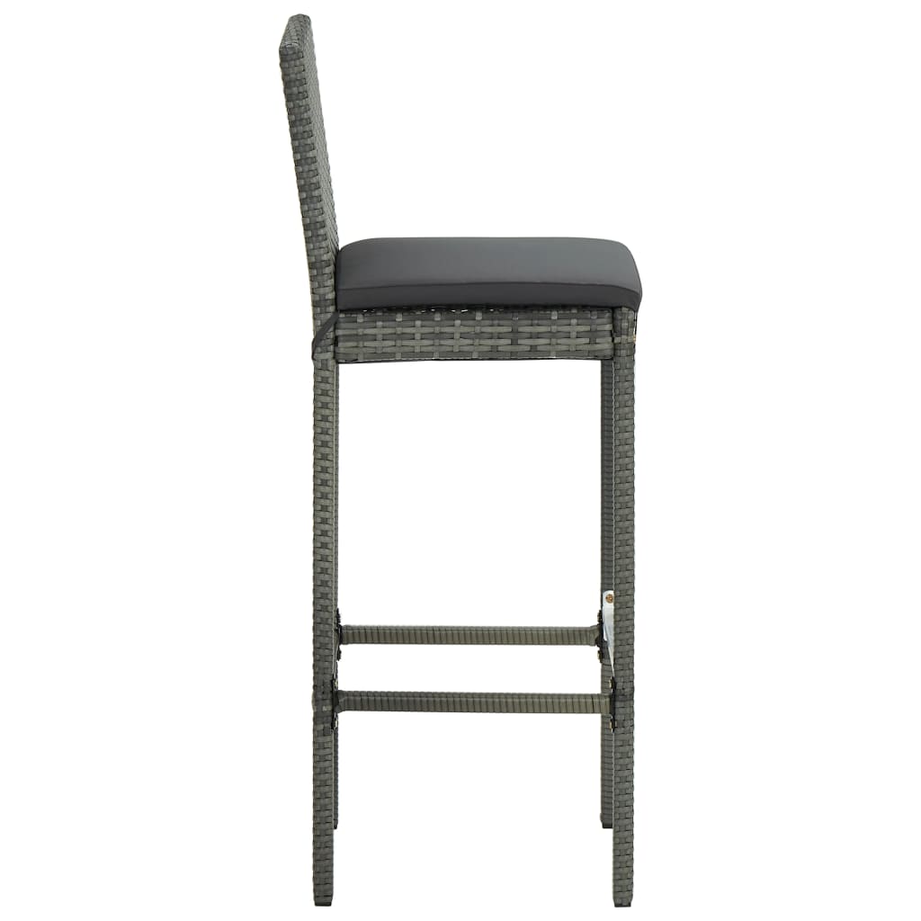 Garden Bar Set Grey, Anthracite