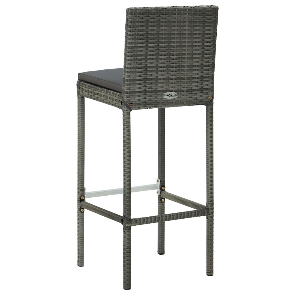 Garden Bar Set Grey, Anthracite
