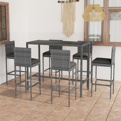 Garden Bar Set Grey, Anthracite