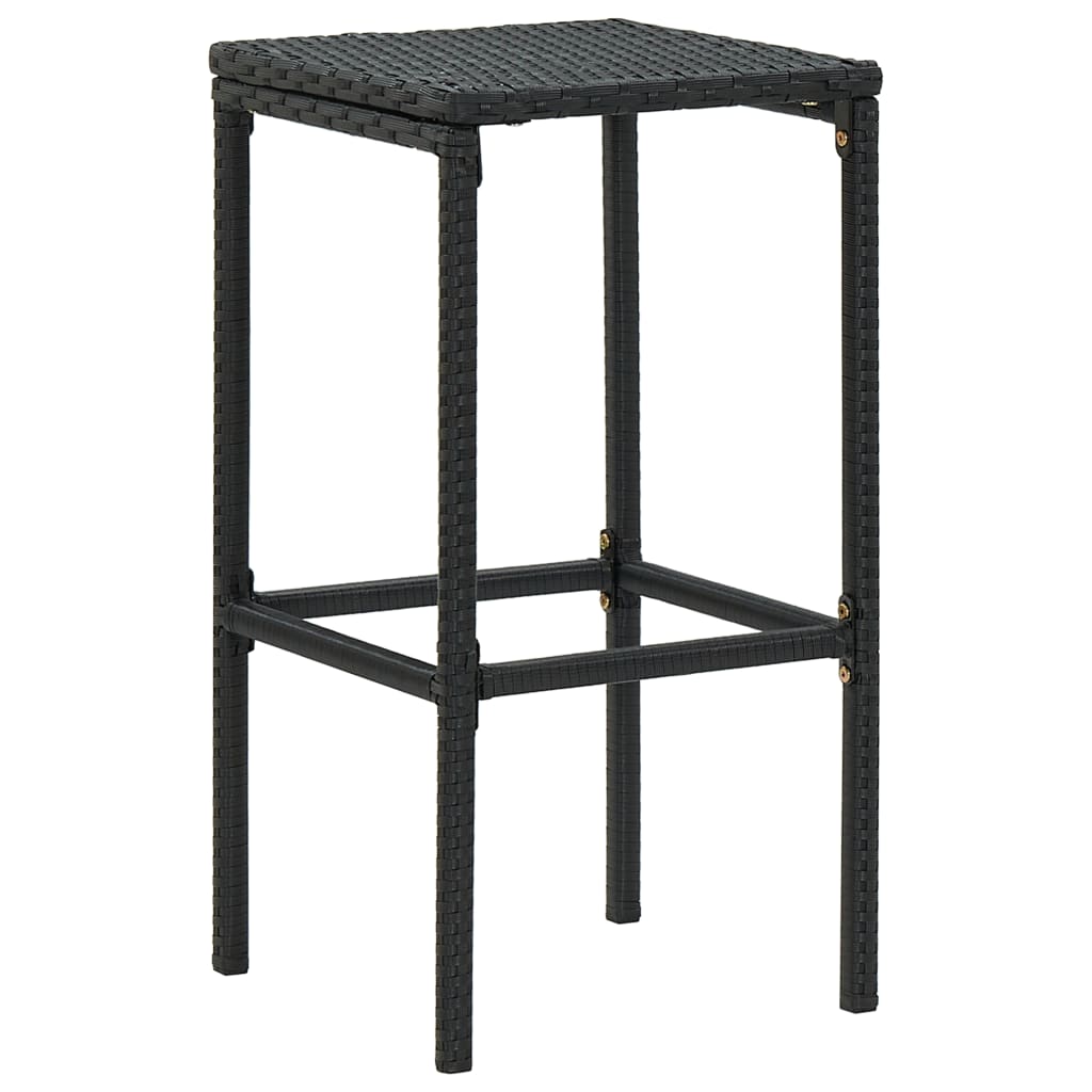 Garden Bar Set Black, Cream White