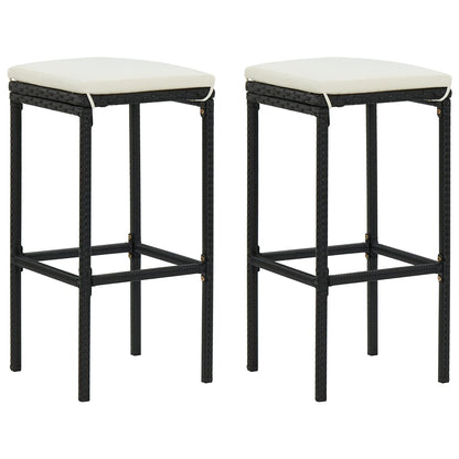 Garden Bar Set Black, Cream White