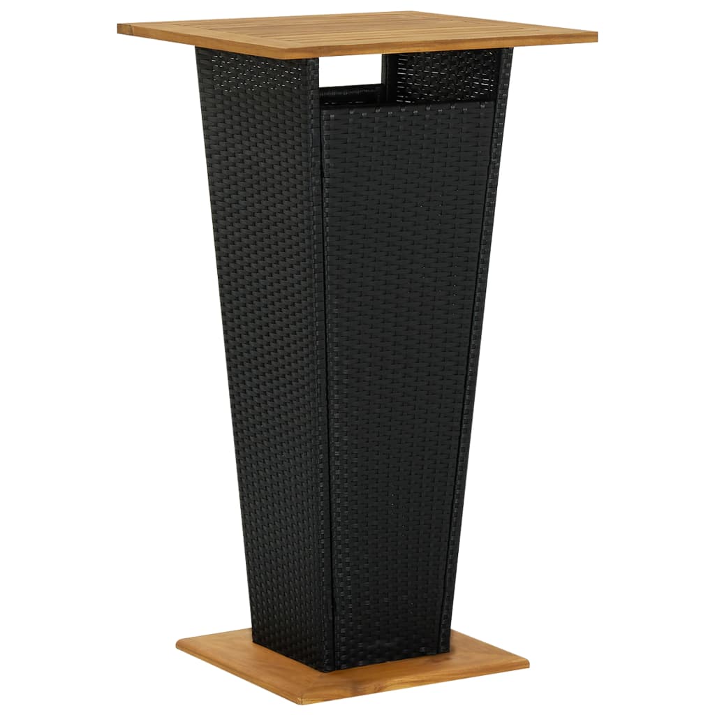Garden Bar Set Black, Cream white