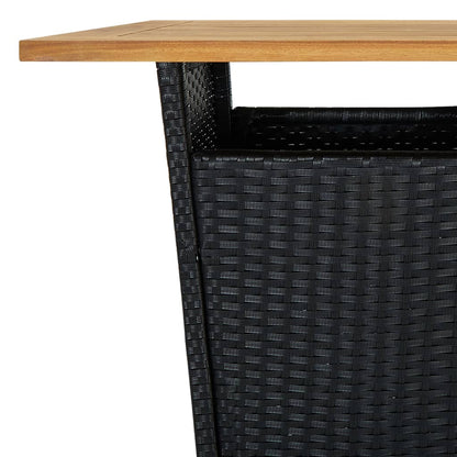 Garden Bar Set Black, Cream