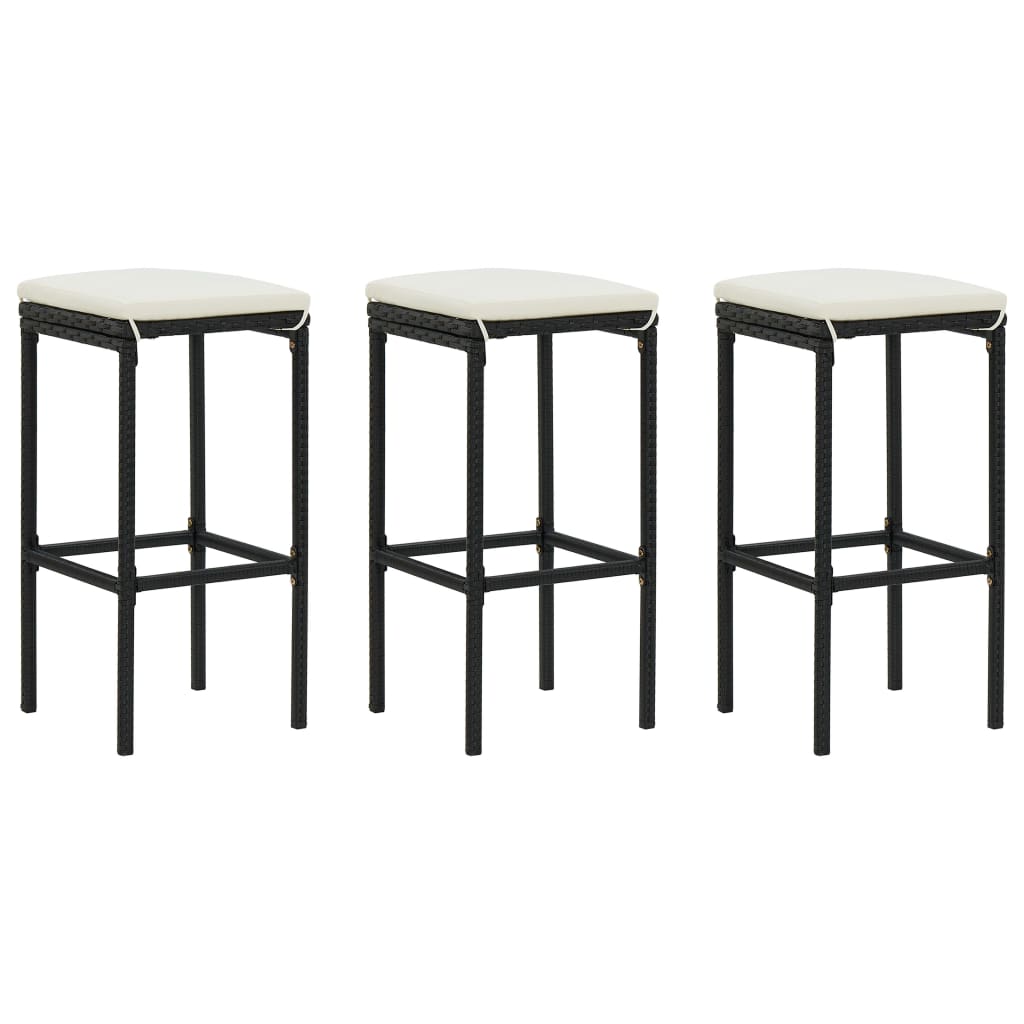 Garden Bar Set Black