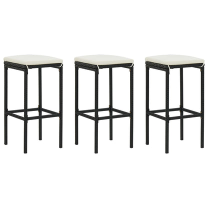Garden Bar Set Black