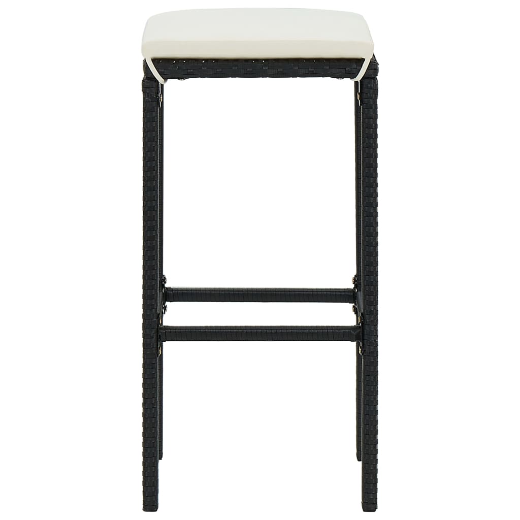 Garden Bar Set Black