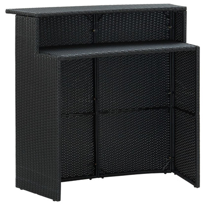 Garden Bar Set Black