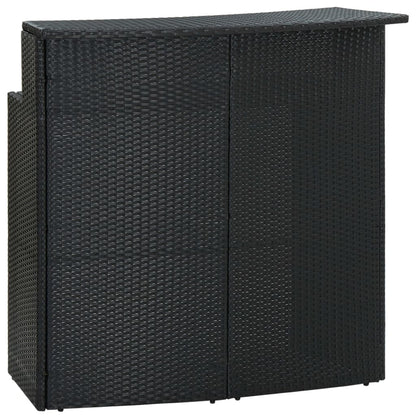 Garden Bar Set Black