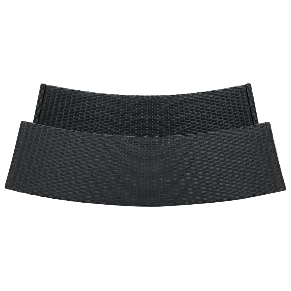 Garden Bar Set Black