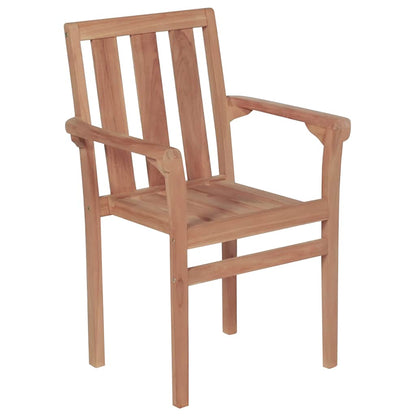 Patio Chair Set of 2 Teak with Taupe cushions