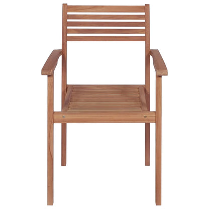 Patio Chair Set of 2 Light Blue, Natural Teak