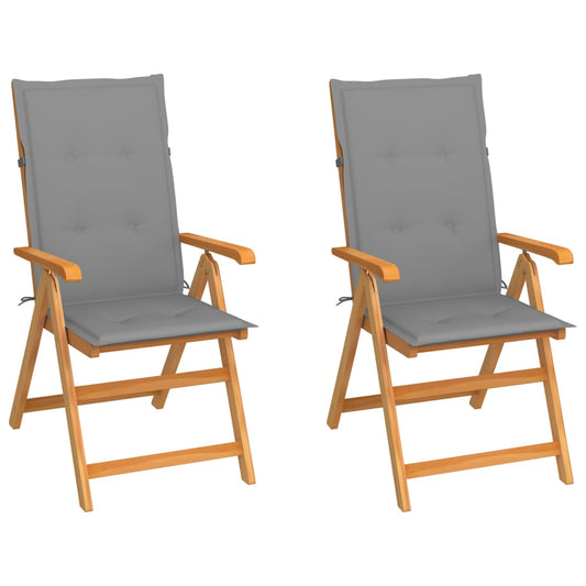 Garden Chair Set of 2 Teak wood Fine sanded teak wood Medium