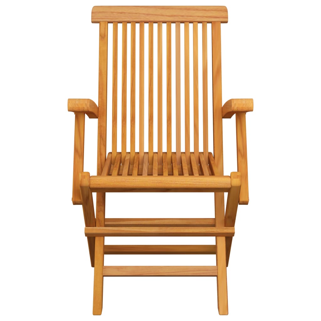 Patio Chair Set of 6 Bright green cushions, teak