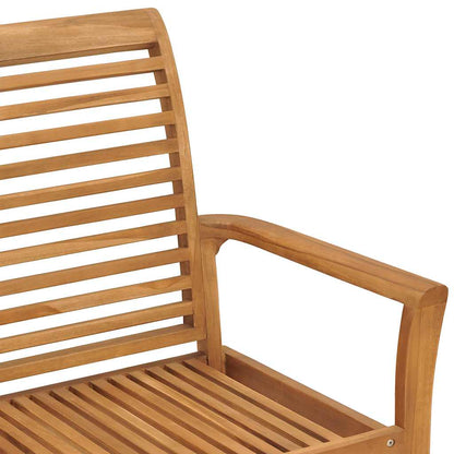 Garden Bench Natural Teak Teak Wood Standard Durable